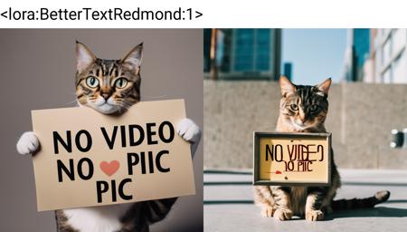 BetterText.Redmond - Improving Text on SDXL Concep