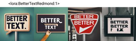 BetterText.Redmond - Improving Text on SDXL Concep
