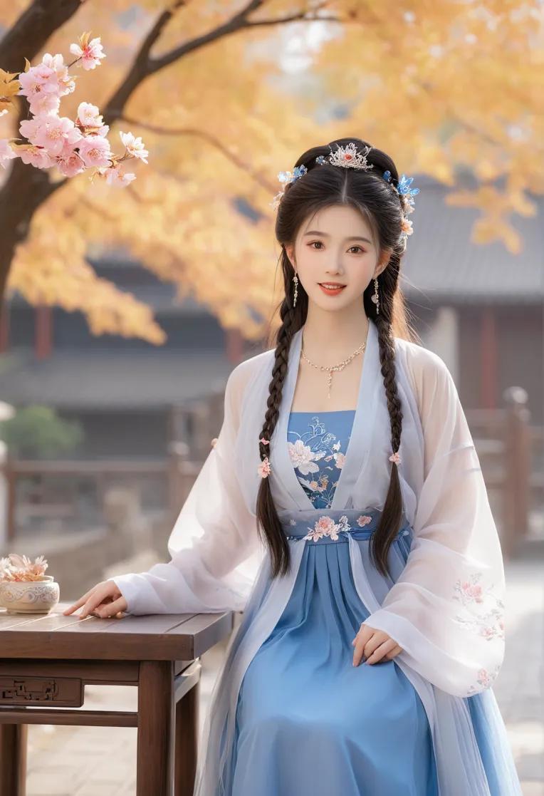 扶摇汉服XL（纯享版）_国风|古风|汉服|大模型- RunningHub