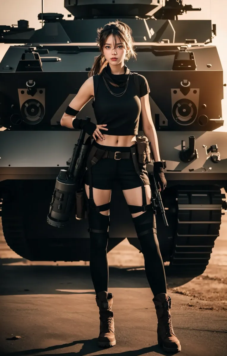蒸汽朋克_废土美女
