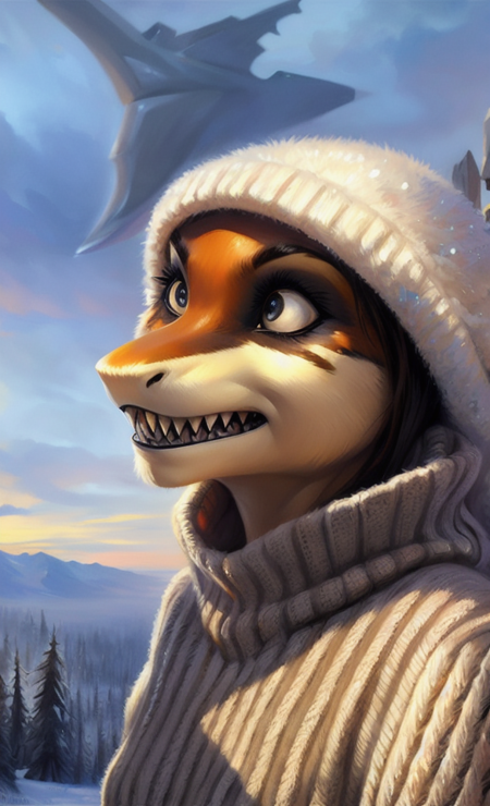 Furry shark lora