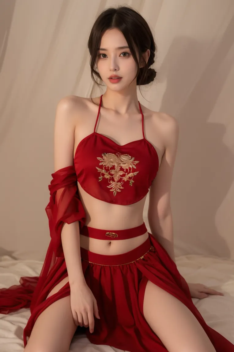 小红兜--1.5国风汉服 | 肚兜