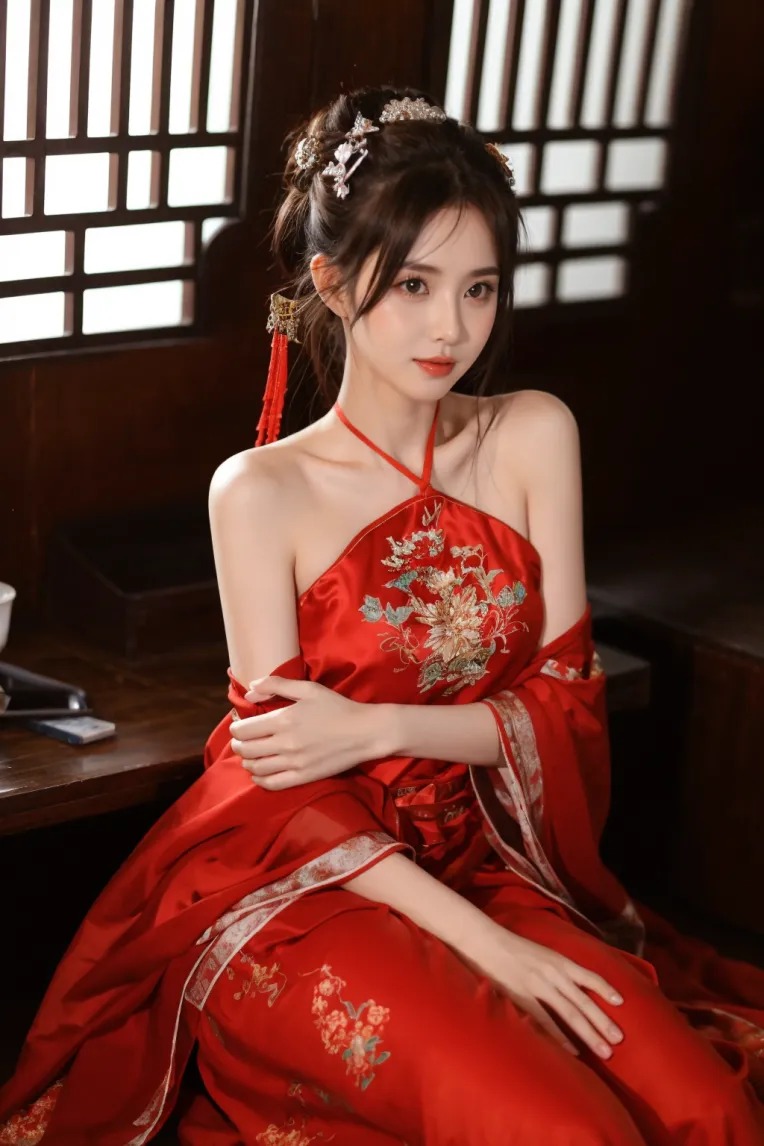 小红兜--1.5国风汉服 | 肚兜