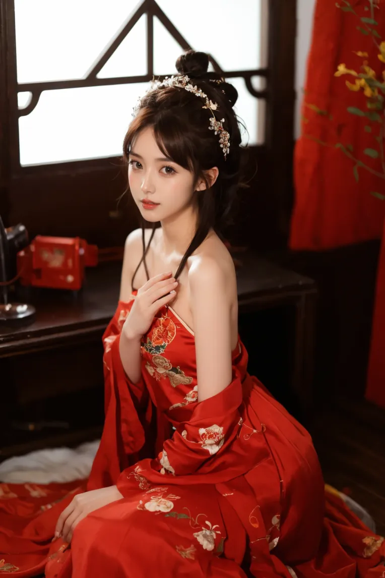 小红兜--1.5国风汉服 | 肚兜