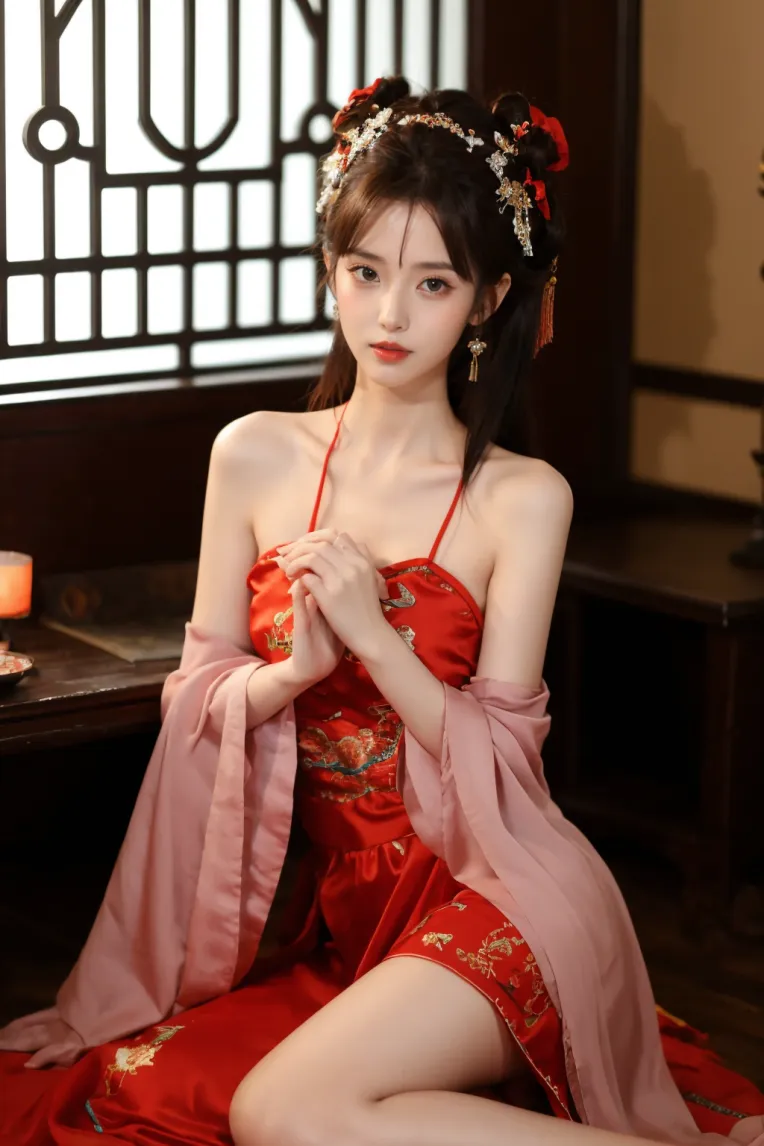小红兜--1.5国风汉服 | 肚兜