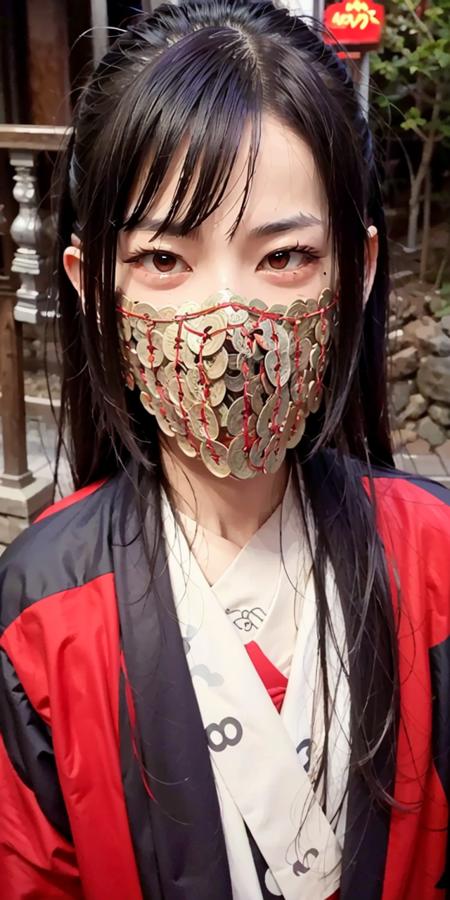 No.173 girl 李火旺cosplay 铜钱面具