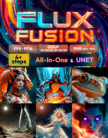 Flux Fusion DS (Smooth merge) [4+ steps] [AIO & UN