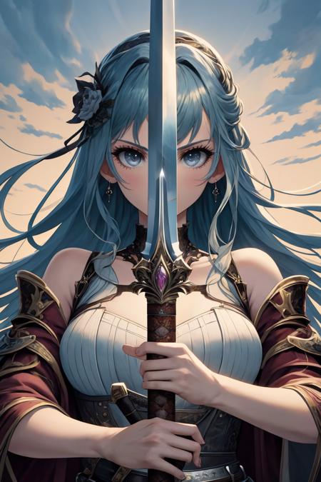 Sword Salute (Pose) LoRA