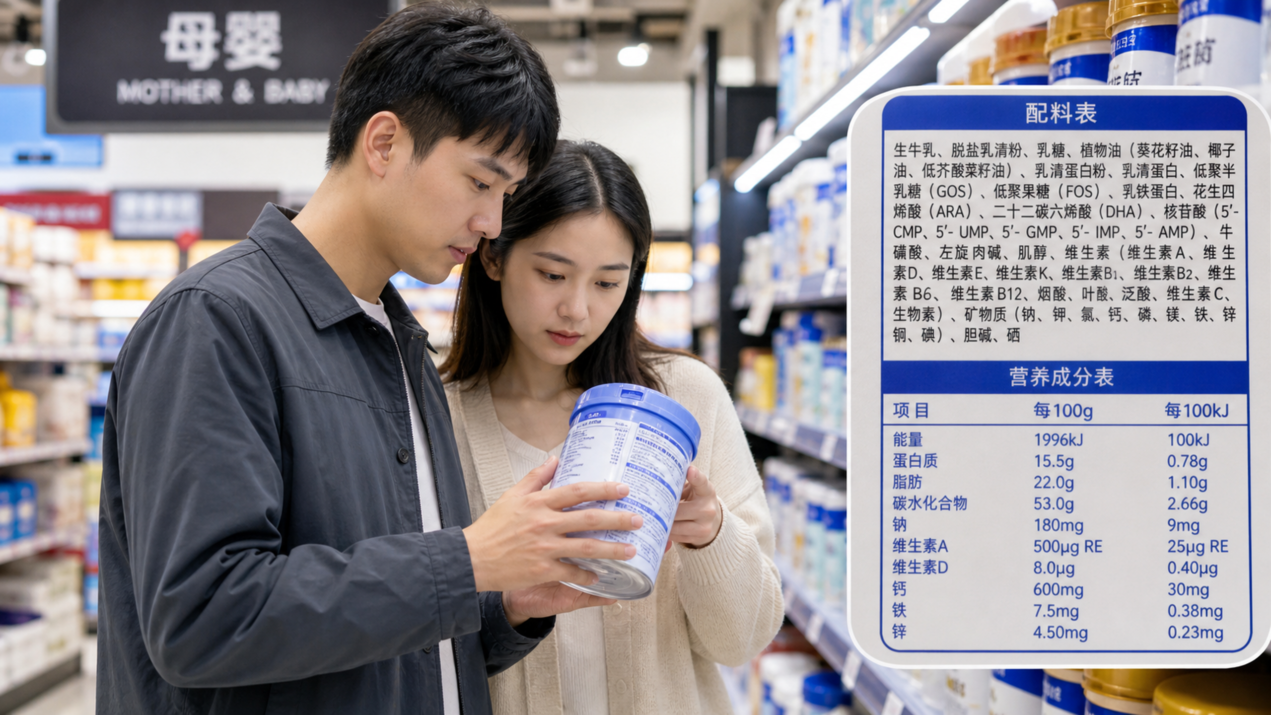 别被母婴店忽悠！3分钟看懂奶粉配方表